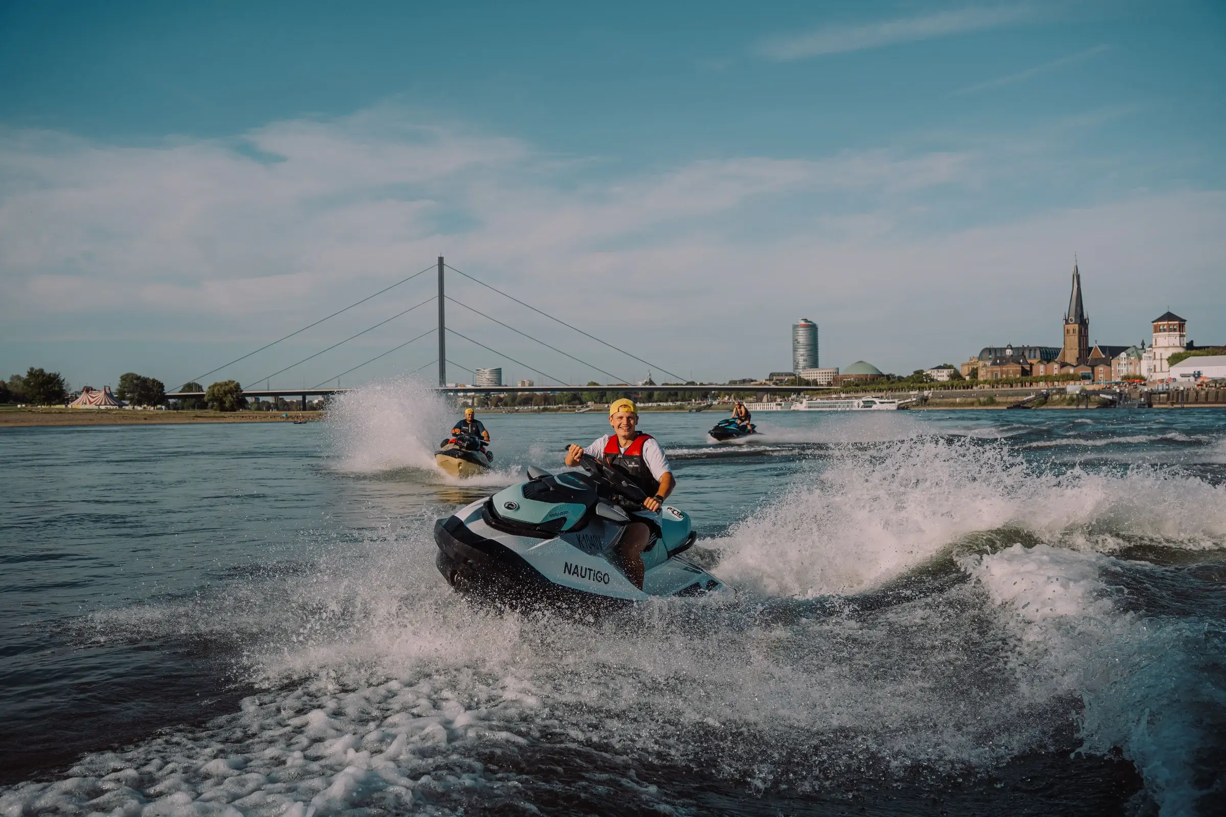 Sea-Doo GTI 130 in Fahrt von vorn