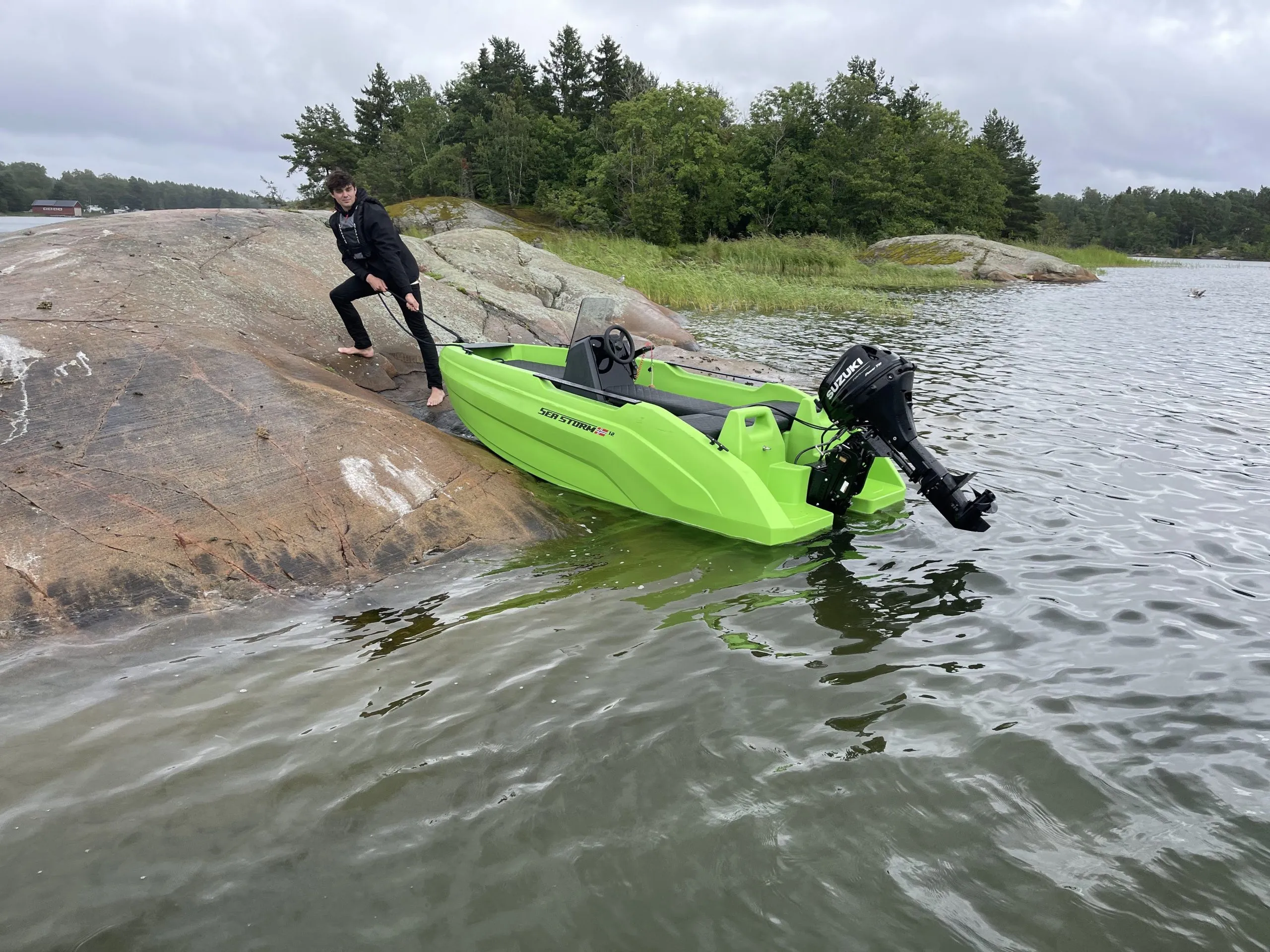 SeaStorm 12 beim Anlanden